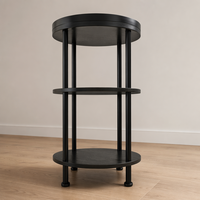 Table d'appoint en métal industriel moderne, couleur personnalisée, rangement durable, facile à nettoyer, meubles de salon pour usage domestique, table basse