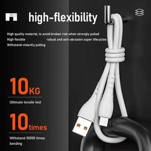 Bán buôn cáp giá rẻ USB cáp 1 Meter sạc truyền dữ liệu USB Charger 2.4A Cáp dữ liệu - Product Image 3