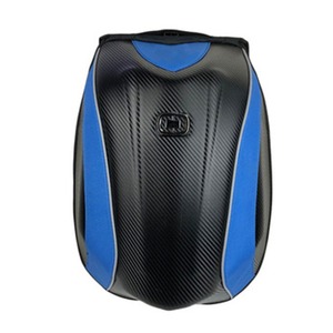 Zaino Casual <span class=keywords><strong>per</strong></span> <span class=keywords><strong>Moto</strong></span> da Turismo in Nylon Impermeabile Grande Capacità Design Rigido Finitura in Fibra di Carbonio 37*20*56cm - Product Image 3