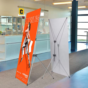 Bán buôn 85cm không dệt Vải x biểu ngữ đứng tùy chỉnh đồ họa 200cm cuộn biểu ngữ hiển thị nhà máy giá 0.7 kg-yz hiển thị - Product Image 6