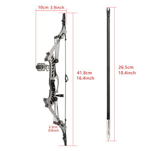 Mini thép không gỉ chụp Composite <span class=keywords><strong>Bow</strong></span> nhựa Điện Bắn Cung cho giải trí trong nhà giải nén nhắm mục tiêu con lăn trượt băng cho - Product Image 4
