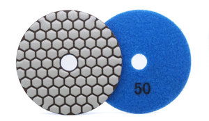 Disque de polissage diamanté 3 et 4 pouces, utilisation humide, flexible et aiguisant, à liant résineux <span class=keywords><strong>pour</strong></span> le ponçage du granit, du marbre et de <span class=keywords><strong>la</strong></span> <span class=keywords><strong>pierre</strong></span> - Product Image 6