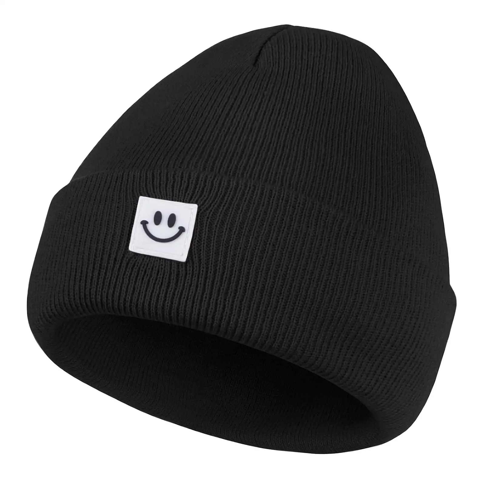 Gorro de lana tejida para hombre y mujer, gorro de lana tejida para invierno con logotipo personalizado, unisex