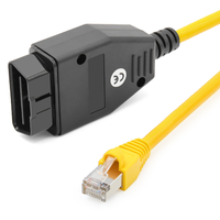 Cable de Diagnóstico de Red OBD2 OBD de 2m 3.25.3 RJ45 a Serie F para BMW