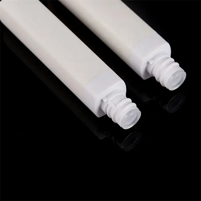 Única forma quadrada lip gloss tubos embalagem para batom líquido com pincel varinha aplicador atacado
