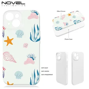 High Quality Full Wrap 3D Film Cell Phone Case With Camera Protection For iPhone Series 3D Film Sublimation Phone Cover for iP15