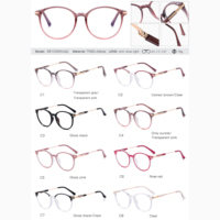 Partagas 2025 mode TR90 rond mignon Anti lumière bleue bloquant les lunettes cadre optique lunettes pour enfants enfants filles