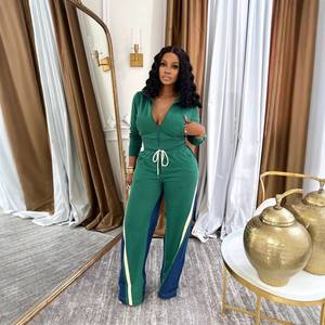 レディース2ピースセット カスタムストリートウェア セットアップ 女性用冬用厚手フリースセットアップ 女性用トラックスーツ - Product Image 3