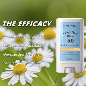 Protector Solar Mineral Natural Suave <span class=keywords><strong>para</strong></span> Niños <span class=keywords><strong>en</strong></span> Barra, Tamaño Viaje, Marca Privada, SPF 50, Larga Duración, Protector Solar Facial y Corporal Personalizado - Product Image 3