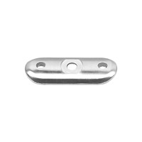 SS316L finition noire 48.3mm Tube en acier inoxydable main courante raccord garde-corps en verre accessoires d'escalier main courante Support selle-en ligne