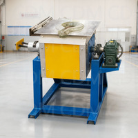 Four à induction basculant à moyenne fréquence Topyro IGBT 220V 2000°C 500-2000kg/h pour la fusion des métaux, des déchets d'acier, du cuivre, de l'aluminium, de l'or