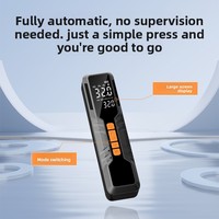 Gonfleur de pneus électrique haute précision et compresseur d'air portable avec arrêt automatique, coque ABS pour le gonflage des pneus de véhicule