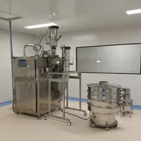 Machine de tamisage de poudre sans poussière, de qualité alimentaire 304, tamis vibrant circulaire pour poudre de citronnelle