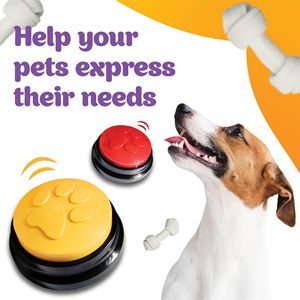 Boutons parlants pour chien, ensemble de 4 pièces, pour apprendre à votre animal de compagnie parler, entraînement à la communication et à la parole - Product Image 4
