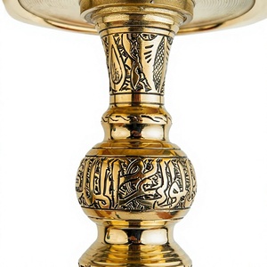 Vente en gros de chichas en laiton massif de style Khalil Maamoon - Shika Legend 40cm - Product Image 6