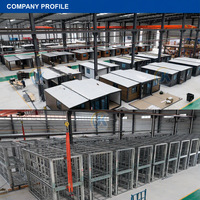 Maison conteneur pliable à installation rapide, cabine modulaire préfabriquée avec salle de bain isolée, faible MOQ pour le camping et la location
