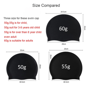 Bonnets <span class=keywords><strong>de</strong></span> <span class=keywords><strong>bain</strong></span> imperméables en silicone imprimés pour hommes et femmes Origine CN/GUA - Product Image 5