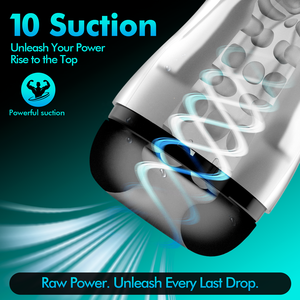 Автоматическая мастурбационная чашка для мужчин с функцией всасывания, вибрации и оргазма одним нажатием, управляемая через приложение - Product Image 3