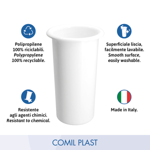 Vase en plastique de style européen COMIL PLAST V816 de grande qualité, doublure pour monument funéraire adulte, remplacement en aluminium, religieux - Product Image 2