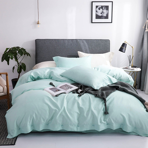 طقم غطاء لحاف 4 من الطراز الاسكندنافي مقاوم للماء عضوي 300TC 60s طويل التيلة القطنية الصلبة نمط 400TC عدد الخيوط - Product Image 5