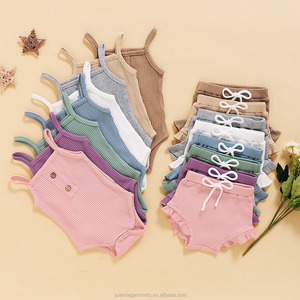Conjunto <span class=keywords><strong>de</strong></span> Ropa <span class=keywords><strong>de</strong></span> Verano para Bebés, Niños y Niñas, Camiseta <span class=keywords><strong>de</strong></span> Algodón Acordonada, Pantalones Bombachos con Cordón, Ropa <span class=keywords><strong>de</strong></span> Boutique para Bebés - Product Image 2