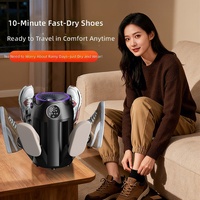 Nouveau séchoir à chaussures portable et pliable à six bras, avec température constante, déshumidification et élimination des odeurs