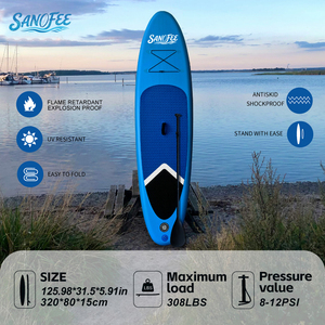 SANOFEE ซีรีส์มินิมอลลิสต์ บอร์ดพายแบบเป่าลมขนาด 10'6" บอร์ด <span class=keywords><strong>SUP</strong></span> น้ำหนักเบา ดีไซน์สวยงาม สำหรับโยคะ ฟิตเนส และการเดินทางเพื่อการพักผ่อน - Product Image 3
