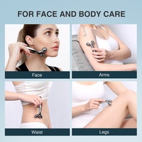 TOUCHBEAUTY énergie solaire rouleau facial lifting du visage rouleau à microcourant masseur de visage rouleaux tonification du visage lifting de la peau