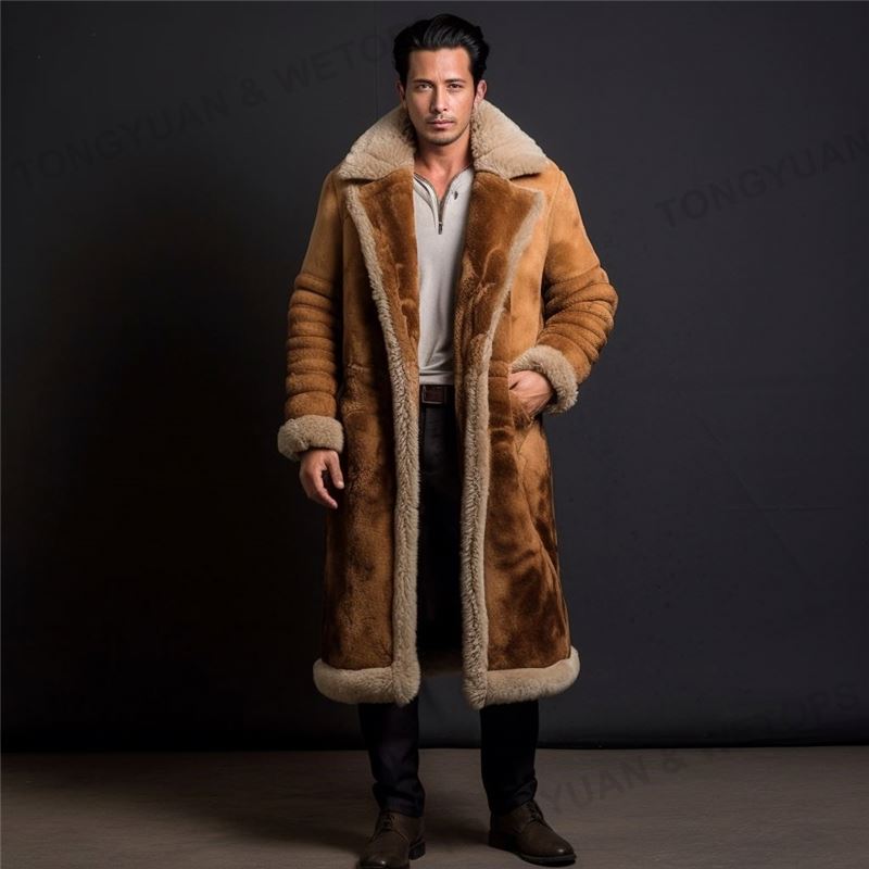 Manfiny VCAY Cappotto oversize con cappuccio a quadri foderato in pelliccia sintetica con coulisse per uomini di taglia grande | SHEIN ALIA