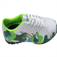 Chaussures de football tendance pour hommes en maille imperméable et cuir PU, confortables, sûres, antidérapantes, à lacets, décontractées et sportives