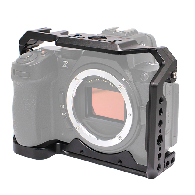 Aluminum Alloy SLR Camera Cage Rig for Nikon Z5/Z5II/Z6/Z6II/Z7/Z7II Protective Frame Cover Vertical Horizontal Accessory