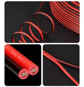 <span class=keywords><strong>Cable</strong></span> <span class=keywords><strong>de</strong></span> cobre RVB Rojo Negro, línea paralela dual, 2 núcleos, 0,5/1,0/2,5, <span class=keywords><strong>Cable</strong></span> <span class=keywords><strong>de</strong></span> alimentación <span class=keywords><strong>de</strong></span> <span class=keywords><strong>bocina</strong></span> <span class=keywords><strong>de</strong></span> luz LED <span class=keywords><strong>de</strong></span> monitoreo con aislamiento <span class=keywords><strong>de</strong></span> PVC - Product Image 5