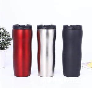 Botella agitadora para exteriores, botella de agua de <span class=keywords><strong>doble</strong></span> pared de acero inoxidable, logotipo personalizado para 500ml, nueva Copa grande para el vientre - Product Image 3