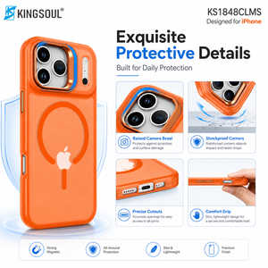 Mobile <b>Phone</b> Accessories Wholesale IPhones 11-17 Pro Max Magnetic TPU Full Body 360 Protection Electroplate City Scenery Multi - Product Image 3