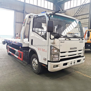 Venta de Fábrica Nuevo Camión de Rescate de Plataforma Plana Diésel Pequeño ISUZU 700P 4X2 Portacoches con Grúa de Remolque para Averiados - Product Image 6