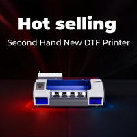 Imprimante DTF numérique à jet d'encre pour t-shirts, entièrement automatique, à usage domestique, d'occasion, ZYJJ, double tête XP600, taille d'impression 330 mm, imprimante DTF Epson