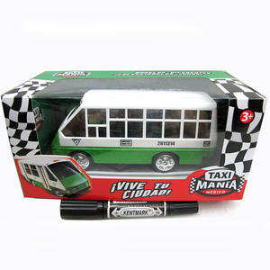 Giocattoli per il Commercio Estero, Modellino di Scuolabus in Scala 1:24, Auto in Metallo Pressofuso per Bambini - Product Image 2