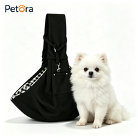 Porte-animaux réglable en toile souple Petora, très vendu, pour petits chiens et chats, pour les promenades quotidiennes, les courses, les sorties, les courts voyages et les déplacements.