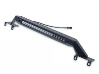 N2 Barre de pare-chocs avant carrée modulaire de qualité supérieure Barre lumineuse à LED à une rangée de 100W avec faisceau de câblage pour Ford Bronco de 2021 à 2024