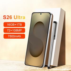 สมาร์ทโฟน 5G คุณภาพดี รุ่น S26 Ultra หน้าจอ 7.3hd <span class=keywords><strong>ความ</strong></span>จุ 16g+1t ระบบ Android รองรับ 2 ซิม พร้อมพื้นที่เก็บข้อมูลใน<span class=keywords><strong>ตัว</strong></span>ขนาดใหญ่ - Product Image 4