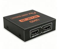 Penjualan Langsung Pabrik Buatan China Splitter 1-in-2-out 1x2 HDMI Splitter dengan Layar Terpisah 4K