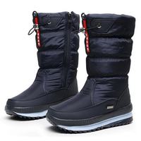 YL-1379 Vente en Gros Chaussures d'Hiver de Mode pour Femme, Bottes de Neige Thermiques Chaudes, Confortables, Antidérapantes et Imperméables