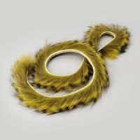 SNEDA 3mm tigre Zonker bande naturel fourrure de lapin caoutchouc rayé mouche attachant des banderoles laineux Buggers gabarits pour la pêche au bar leurres