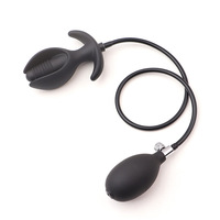 OEM Magnetischer Blütenknospen-Aufblasbarer Prostata-Massager, Aufblasbarer Analplug, Anales Sexspielzeug