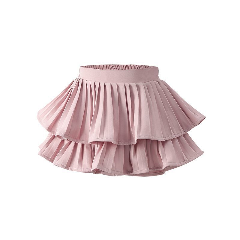 Gonna a sbuffo rosa scuro