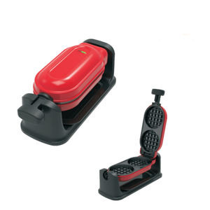 <span class=keywords><strong>Gaufrier</strong></span> électrique en plastique Huaqi, mini, capacité de 3 gaufres, taille 4 pouces, pour gaufres, œufs et fromages grillés, pour collations - Product Image 2