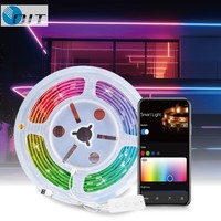 Bande lumineuse à LED RVB intelligente TUYA WIFI App Music Control 5V Electric PC Material Bar Design pour la maison et l'hôtel
