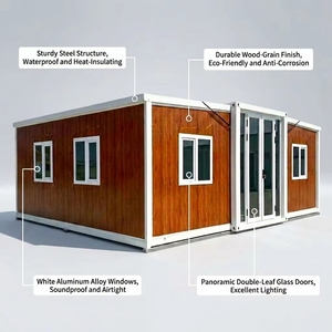 Casa Container di Lusso Pieghevole, Ignifuga, Invernabile, Prefabbricata, Resistente ai Terremoti, con Bagno Espandibile - Product Image 1