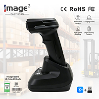 Escáner de Códigos de Barras Portátil HC-880BT 1D 2D QR con Base de Carga, Tamaño A4, Interfaz USB, en Stock