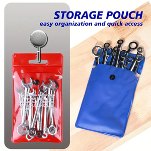 <span class=keywords><strong>Top</strong></span> xếp hạng cao cấp thép carbon công cụ thiết lập <span class=keywords><strong>10</strong></span>-mảnh trường hợp khó khăn micro-mỏng cờ lê dual-mục đích Đế Quốc Metric vuông mở - Product Image 6